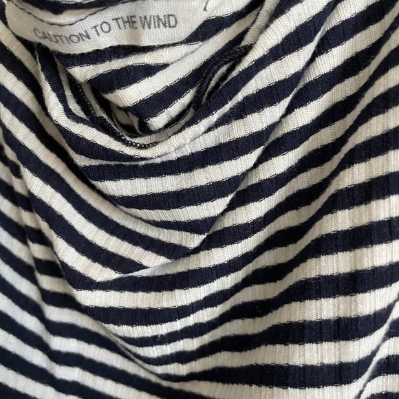 Striped Off The Shoulder Top - Picture 3 of 3